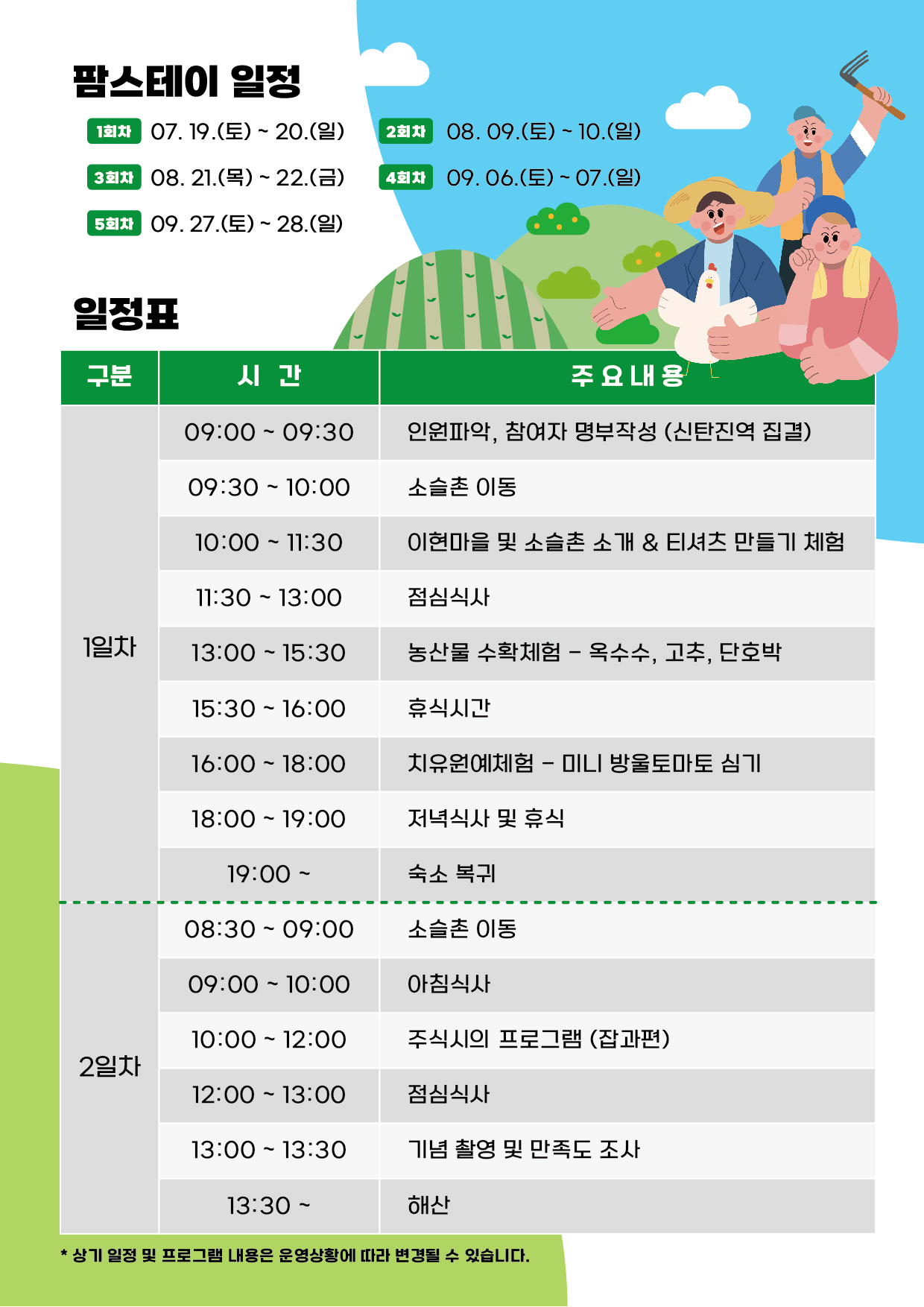 2025 대덕구 팜스테이 참여자 모집 이미지2